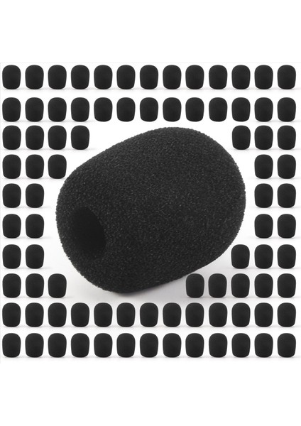 100PCS Mikrofon Kulaklık Izgara Ön Cam Sünger Köpük Siyah Mikrofon Kapak 30MMX8MM (Yurt Dışından) modelleri