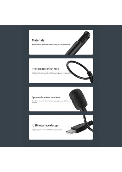 USB Bilgisayar Mikrofon Taşınabilir Mini Mikrofon Kablolu Kapasitans Mikrofon Karaoke Mikrofon Dizüstü Bilgisayar Için (Yurt Dışından) indirimleri