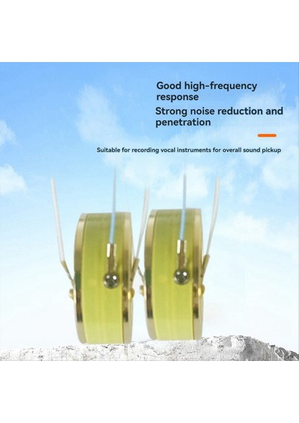 Mikrofon Diyafram Çekirdek Kapsülü Büyük Diyafram Kondenser Mikrofon Aksesuarları Stüdyo Kayıt Için 34MM (Yurt Dışından) modelleri