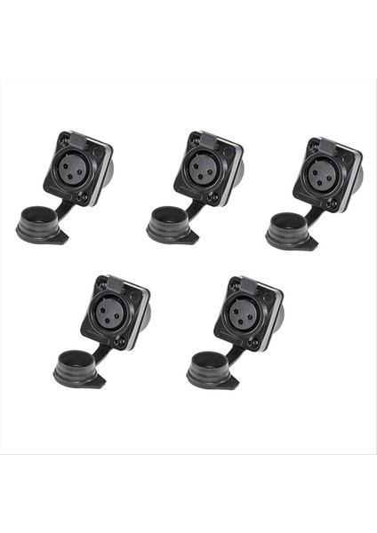 3 Kutuplu 3 Kutuplu Su Geçirmez Erkek ve Dişi Mikrofon Ses Fişi Xlr Dengeli Dişli Xlr Kafa Tutucusu C (Yurt Dışından)