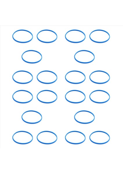 20 Adet Kauçuk Profesyonel Mikrofon Izgara Halka Mikrofon Malzemeleri Kablolu Koruma Halkaları Kablosuz (Yurt Dışından)