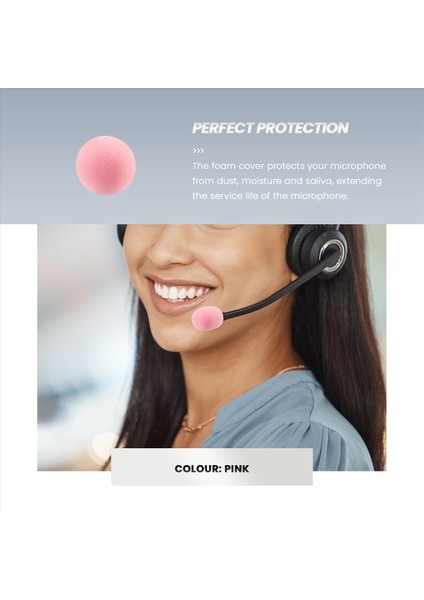 10 Paket Yaka Kulaklık Mikrofon Ön Cam Mikrofon Sünger Köpük Örtü Mini Boyutu Lavalier Mikrofon Ön Cam Pembe (Yurt Dışından) fırsatları