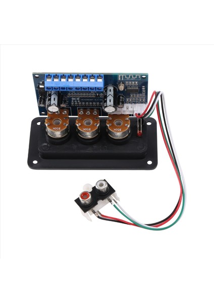 2 1 Kanal Dijital Güç Amplifikatör Kartı+Aux Ses Kablosu 2X25W+50W Bt5 0 Subwoofer Sınıf D Amplifikatör Kartı DC12-20V (Yurt Dışından)