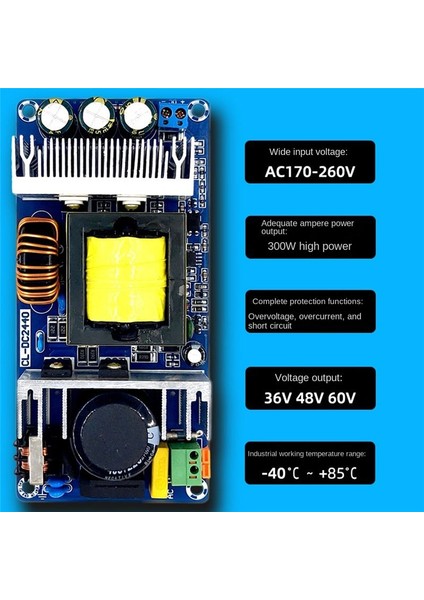 Anahtarlama Güç Kartı Ac-Dc Anahtarlama Güç Modülü 300W 50Hz/60Hz (60V 5A) (Yurt Dışından) modelleri