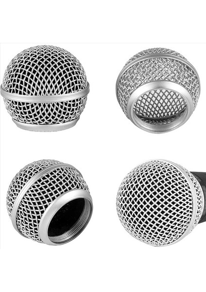 4pcs Mikrofon Grille Yedek Mikrofon Mikrofon Kafa Grill Head Montaj Kablolu Kablosuz Mikrofon Aksesuarları SM58 Için (Yurt Dışından) indirimleri