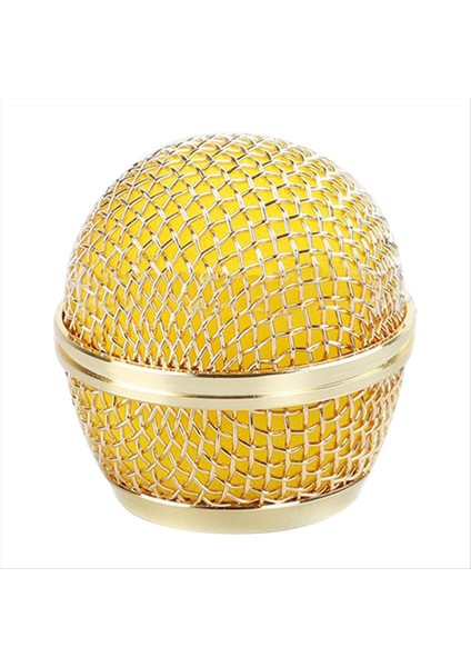 Kablosuz Mikrofon Grille Mikrofon Aksesuarları Shure SM58 SM58S SM58LC ve More Gold Için Metal Mikrofon Grille Başlığı (Yurt Dışından)