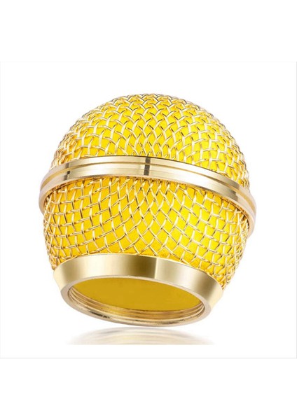 Kablosuz Mikrofon Grille Mikrofon Aksesuarları Shure SM58 SM58S SM58LC ve More Gold Için Metal Mikrofon Grille Başlığı (Yurt Dışından) fırsatları