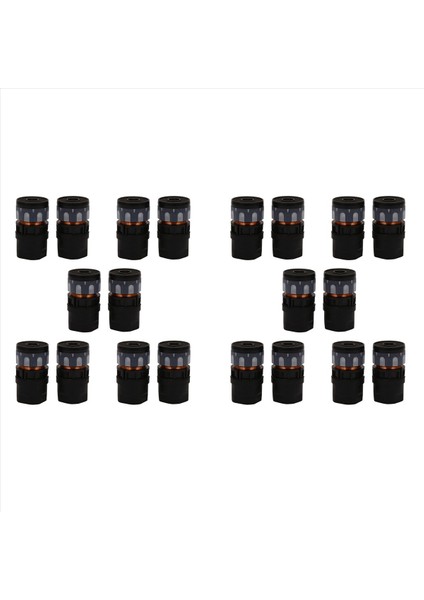 N-813 20PCS Mikrofon Kartuşu Dinamik Mikrofonlar Çekirdek Kapsül Universal Mic Değiştirme Onarımı (Yurt Dışından)