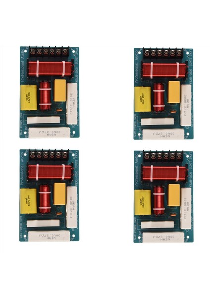 4x 200W Hoparlör Crossover 2 Yolu Yüksek Düşük 8 Ohm Frekans Bölücü 10 Inç Hoparlör (Yurt Dışından)