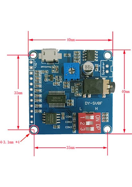 DY-SV8F Sesli Oynatma Modülü Mp3 Çalar Uart I/o Tetikleme Amplifikatör Sınıfı D 5W 8m Depolama Flaşı Sd/tf Kartı Arduino Için (Yurt Dışından) indirimleri