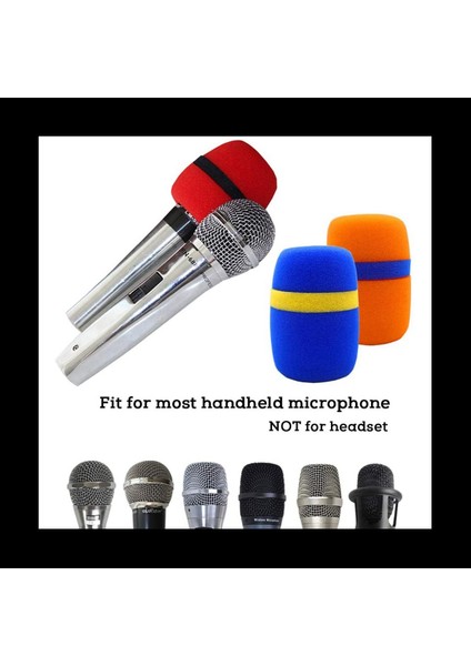 30PCS Kulaklık Ön Camı Kalınlaşmış Ktv El Tipi Toz Geçirmez Yumuşak Sünger Mikrofon Kapağı Yedek Aksesuarlar (Yurt Dışından) modelleri