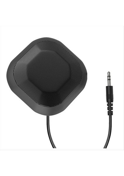 3 5mm Fiş Konferansı Mikrofon 360 Çok Yönlü Kondenser Bilgisayar Pc Mikrofon Masaüstü Mikrofon Fiş ve Oynat (Yurt Dışından)