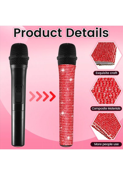 Parti ve Tv Şovu Için Parti ve Tv Şovu Için Sparkle Mikrofon Kılı (Yurt Dışından) fırsatları