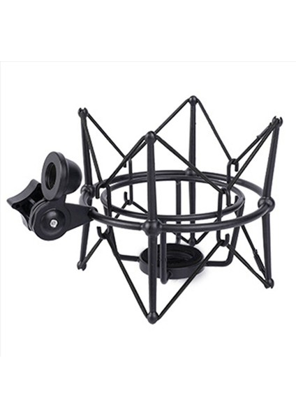 3x Mikrofon Şok Montaj Ayarlanabilir Montaj Kayıt Mikrofon Standı Metal Braket Pod Mikrofon Standı (Siyah) (Yurt Dışından) modelleri