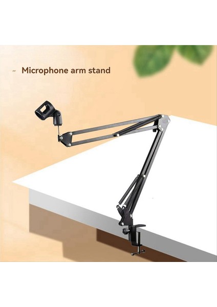 Masaüstü Mikrofon Standı Ayarlanabilir Mikrofon Standı F-Clamp ile 1 75 Inç Çapında Mıc&#39 Ler Için Uygun (Yurt Dışından) modelleri