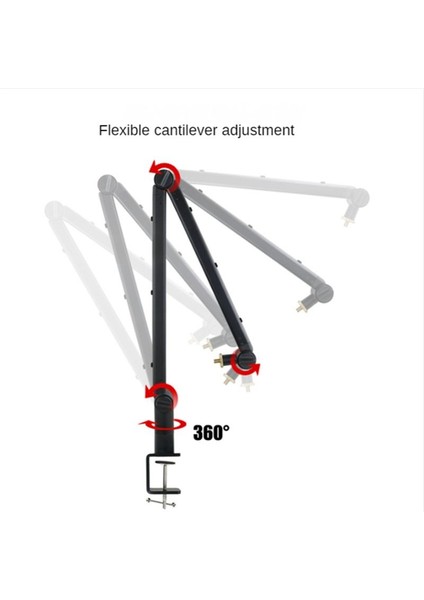 Yaysız Alüminyum Konsol Braketi Ayarlanabilir Süspansiyon Kol Montaj Braketi Kayıt Normal Stil Için (Yurt Dışından) fırsatları
