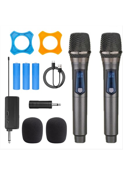 Kablosuz Mikrofon 2 Kanallar Uhf Partisi Karaoke Profesyonel Kilise Gösterisi (1 Ila 2) (Yurt Dışından)