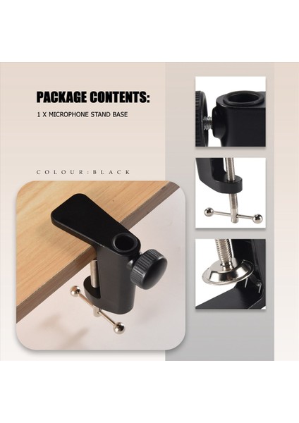 Mikrofon Süspansiyon Bomu Makas Kolu Standı Tutucusu Için Ağır Hizmet Tipi Metal Masa Montaj Kelepçesi (Yurt Dışından) indirimleri