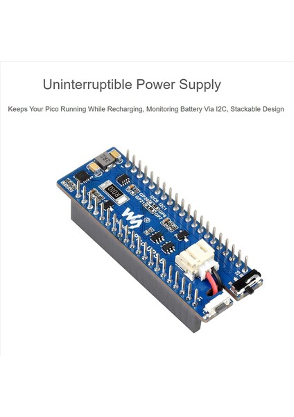 2x Waveshare Ups Modülü B Raspberry Pi Pico Board Kesintisiz Güç Kaynağı Izleme Pili I2C Bus Aracılığıyla (Yurt Dışından) fırsatları