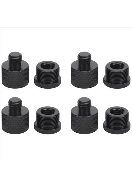 8 Pcs Mikrofon Iplik Adaptör Seti 5/8 Dişi Ila 3/8 Erkek ve 3/8 Dişi Ila 5/8 Erkek Vidalı Adaptör Diş (Yurt Dışından)