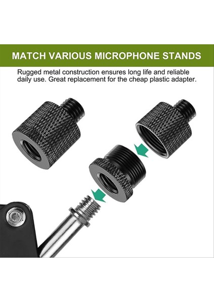 8 Pcs Mikrofon Iplik Adaptör Seti 5/8 Dişi Ila 3/8 Erkek ve 3/8 Dişi Ila 5/8 Erkek Vidalı Adaptör Diş (Yurt Dışından) fırsatları