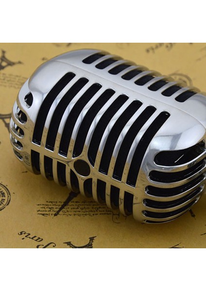 2x Profesyonel Kablolu Vintage Klasik Mikrofon Iyi Kalite Dinamik Hareketli Mike Deluxe Metal Vokal Mikrofonu Mike (Yurt Dışından) indirimleri