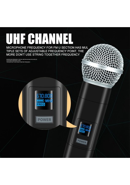 Kablosuz Mikrofon 1 Drag Mikrofonu Açık Audio Partisi Karaoke Konferansı Performansı Için Uygun Abd Fişi (Yurt Dışından) fırsatları