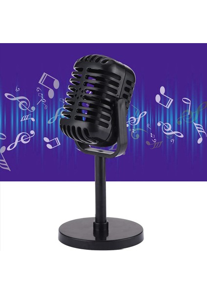 2x Vintage Mikrofon Prop Plastik Mikrofon Kostüm ve Rol Oyunu Için Retro Mikrofonlar Antik Mikrofon Sahnesi (Yurt Dışından) modelleri