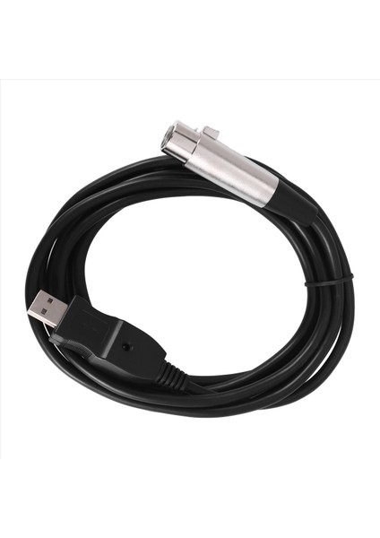 3m USB Erkek - Xlr Kadın Mikrofonu USB Mikrofon Kablosu Yeni (Yurt Dışından)