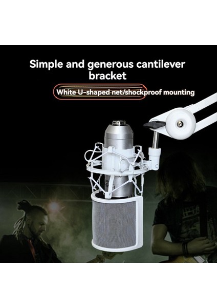 Mikrofon Kolu Kayıt Podcast Ayarlanabilir Süspansiyon Bomu Makas Kolu Filtreli Şok Montajı (Yurt Dışından) modelleri