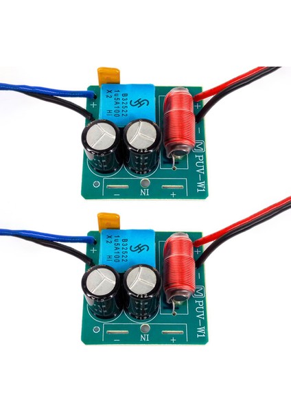 3x 60W 2 Yolu Ses Hoparlör Frekans Bölücü Tiz Bas Tws 2 Birim Crossover Aksesuar (Yurt Dışından)