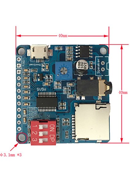 DY-SV5W Mp3 Müzik Çalışı Için Ses Için Modülü Sesliye Playback Amplifikatörü 5W Sd/tf Kart Entegre Uart I/o Tetikleyicisi (Yurt Dışından) fırsatları