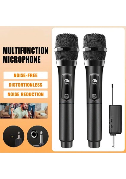 Evrensel U-Segment Şarj Edilebilir Kablosuz Mikrofon Bir Ila Iki Mikrofon U-Segment Ev K Şarkıcı El Mikrofon (Yurt Dışından) fiyatları