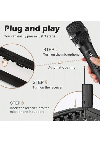 Evrensel U-Segment Şarj Edilebilir Kablosuz Mikrofon Bir Ila Iki Mikrofon U-Segment Ev K Şarkıcı El Mikrofon (Yurt Dışından) fırsatları