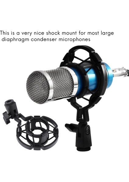 Evrensel Profesyonel Kondenser Mikrofon Mikrofon Şok Montajı Tutucu Stüdyosu Büyük Diyafram Mikrofon Klip (Yurt Dışından) modelleri