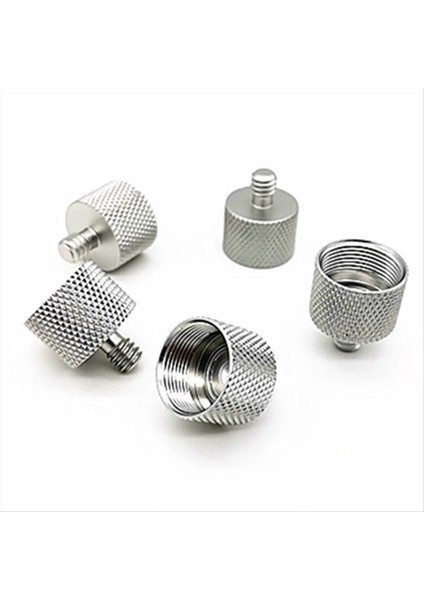 12 Adet 5/8 Inç Dişi Ila 1/4 Inç Erkek Dişli Vidalar Mikrofon Vidası Adaptörü Mıc Mikrofon Standı Kelepçesi (Gümüş) (Yurt Dışından) fırsatları