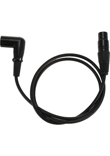 2x Sağ Açılı Erkek Ila Dişi Xlr Kablosu Mikrofon Kablosu Denge / Mikser / Amplifikatör Için Dmx Sinyal Tel Kablosu (Yurt Dışından) fiyatları