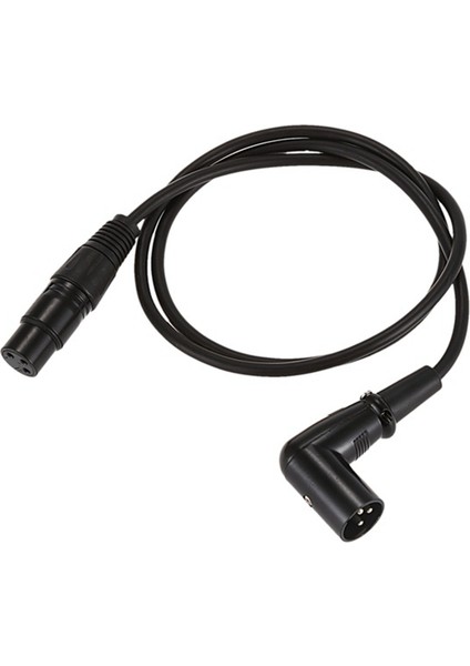 2x Sağ Açılı Erkek Ila Dişi Xlr Kablosu Mikrofon Kablosu Denge / Mikser / Amplifikatör Için Dmx Sinyal Tel Kablosu (Yurt Dışından) modelleri