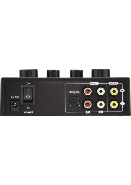 Karaoke Ses Mikseri Taşınabilir Ses Mikseri Profesyonel Ses Sistemi Karaoke Çift Mikrofon Girişleri Ses Ses Mikseri Siyah (Abd) (Yurt Dışından) indirimleri