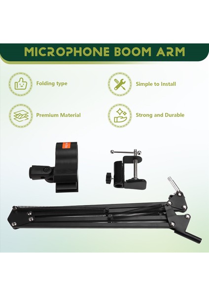 Ayarlanabilir Mikrofon Süspansiyon Bomu Makas Kolu Ses Kaydı Standart Mikrofon Yayın Demiri Standını (Yurt Dışından) fırsatları