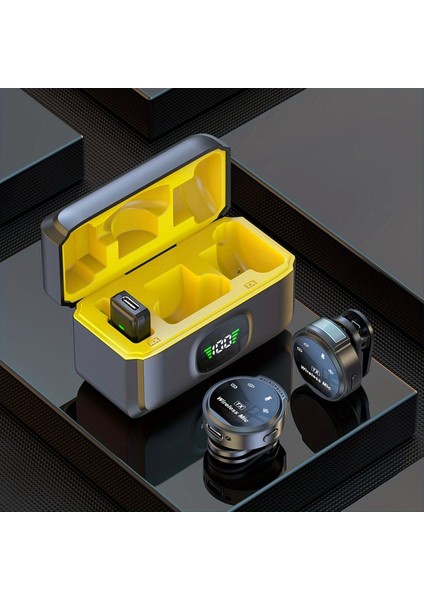 J6 Kablosuz Lavalier Mikrofon Fiş ve Oynat Yoklu Mikrofon Video Kayıt Vlog Canlı Akış ve Röportajlar Type-C (Yurt Dışından) fiyatları