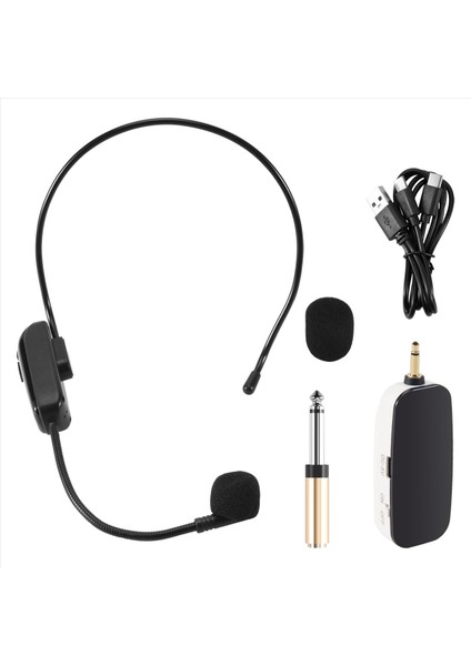 Yeni 2&#39 Den 1&#39 E Ulaşılmış Uhf Kablosuz Mikrofon Profesyonel Head-Good-Mic Mic Hacim Amplifikatörü Konuşma Öğretimi Için (Yurt Dışından)