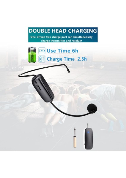 Yeni 2&#39 Den 1&#39 E Ulaşılmış Uhf Kablosuz Mikrofon Profesyonel Head-Good-Mic Mic Hacim Amplifikatörü Konuşma Öğretimi Için (Yurt Dışından) fiyatları