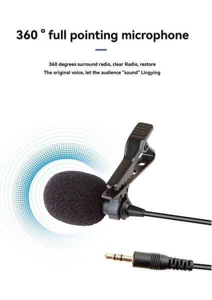 2pcs Lavalier Yaka Mikrofonları Kameralar/masaüstü Bilgisayarlar/ses Kartları Için 3 5mm Konektör Lavalier Mikrofon (Yurt Dışından) fırsatları