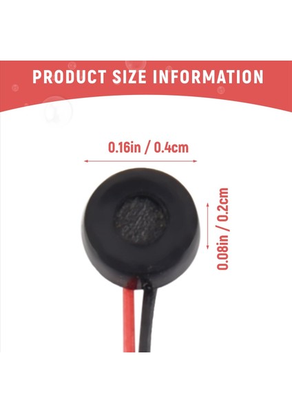 10PCS Elektret Kondenser Mikrofon 4mm x 2mm Pc Telefon Mp3 Mp4 (Yurt Dışından) indirimleri