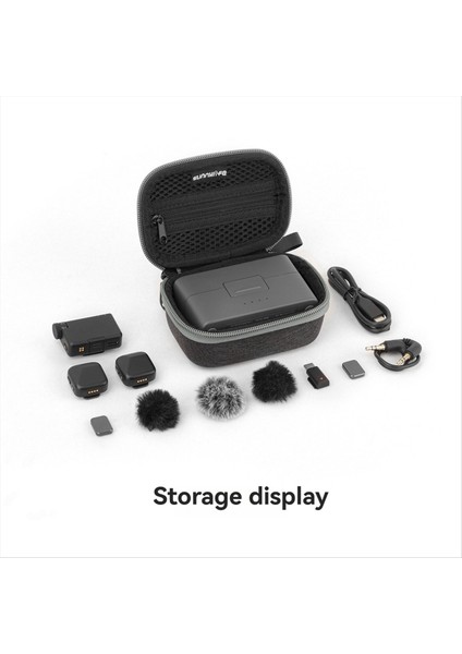 Sunnylife Mini Depolama Çantası Kablosuz Mikrofon Taşıma Kılıfı Djı Mıc Mini Için Seyahat Vlog Aksesuarları (Yurt Dışından) modelleri