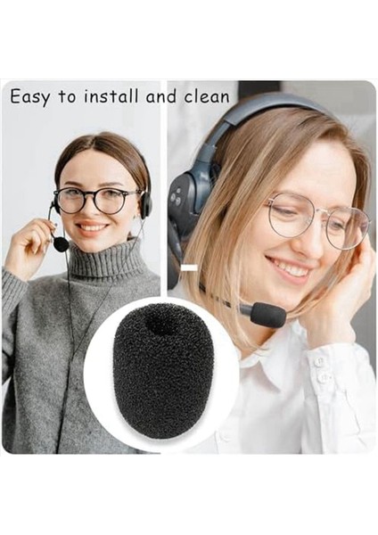 60 Paket Köpük Mikrofon Cam Mini Boyutlu Kavur Kulağı Mikrof (Yurt Dışından) fırsatları