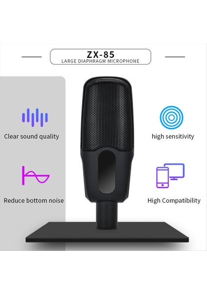 ZX85 Vokal Stüdyosu Kayıt Karaoke Yayını Asmr Gaming Mikrofonu Konsol Braketi B ile (Yurt Dışından) indirimleri