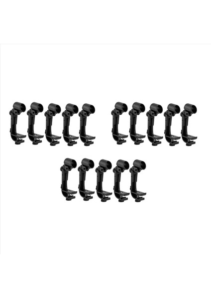 18 Pcs Mikrofon Klip Klip Klip Şok Geçirmez Mikrofon Klip Mikrofon Stand Şok Geçirmez Müzik Enstrüman Aksesuarları (Yurt Dışından)