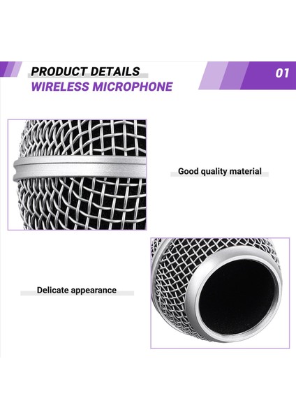 Sparkle Mikrofon Kılıfı Kablolu Mikrofon Mikrofonlar Için Gümüş (Yurt Dışından) fırsatları